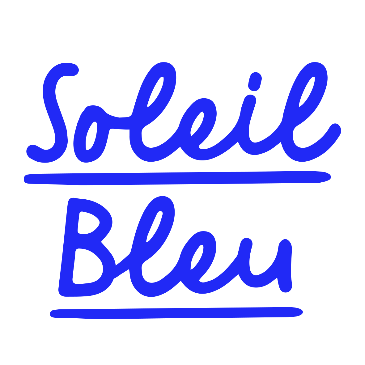Logo de la galerie soleil bleu