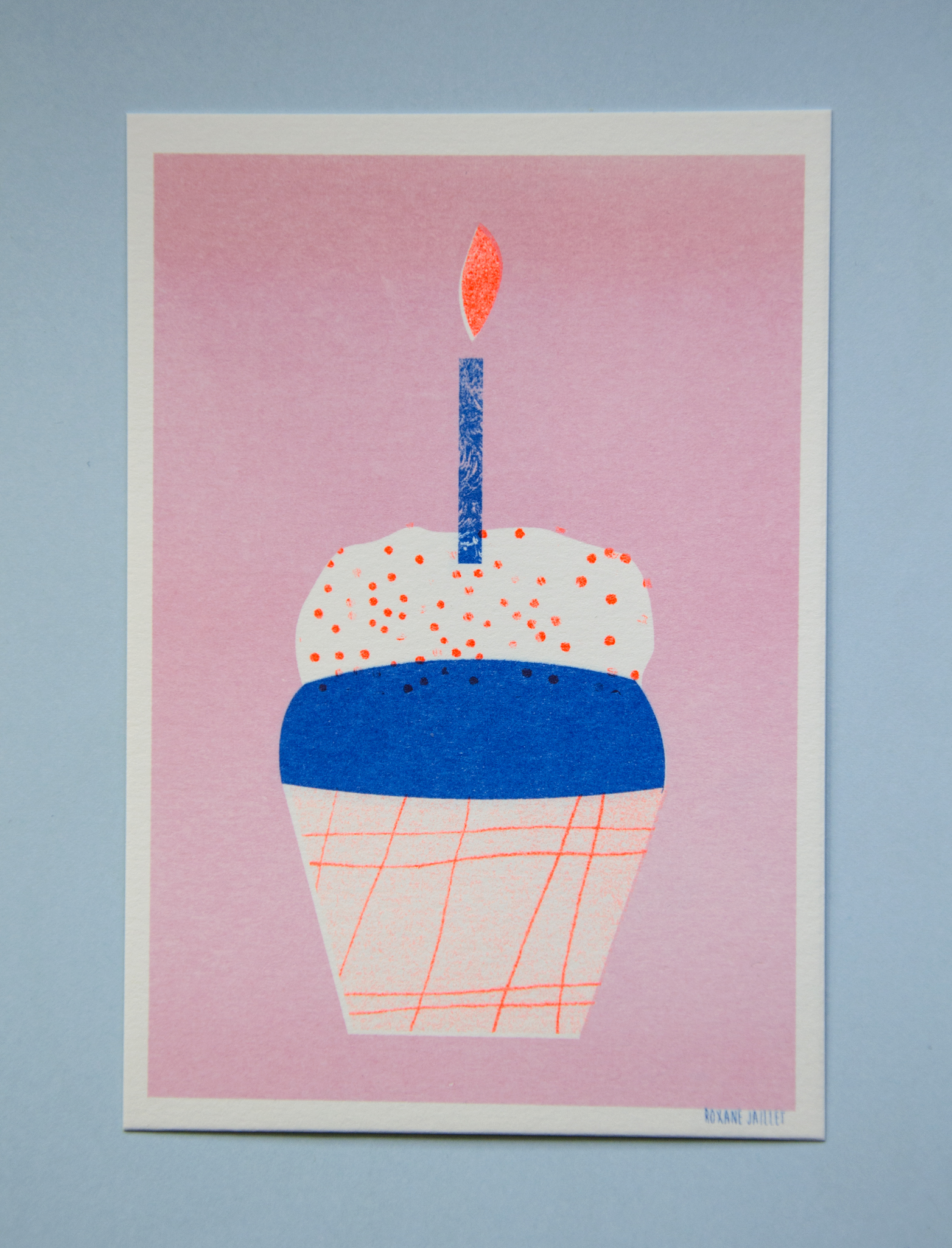 Carte riso "Cupcake" - 10x15 cm
